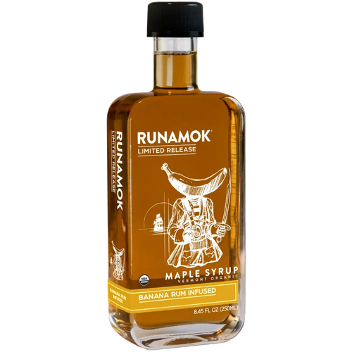 Banana Rum Infused Maple Syrup