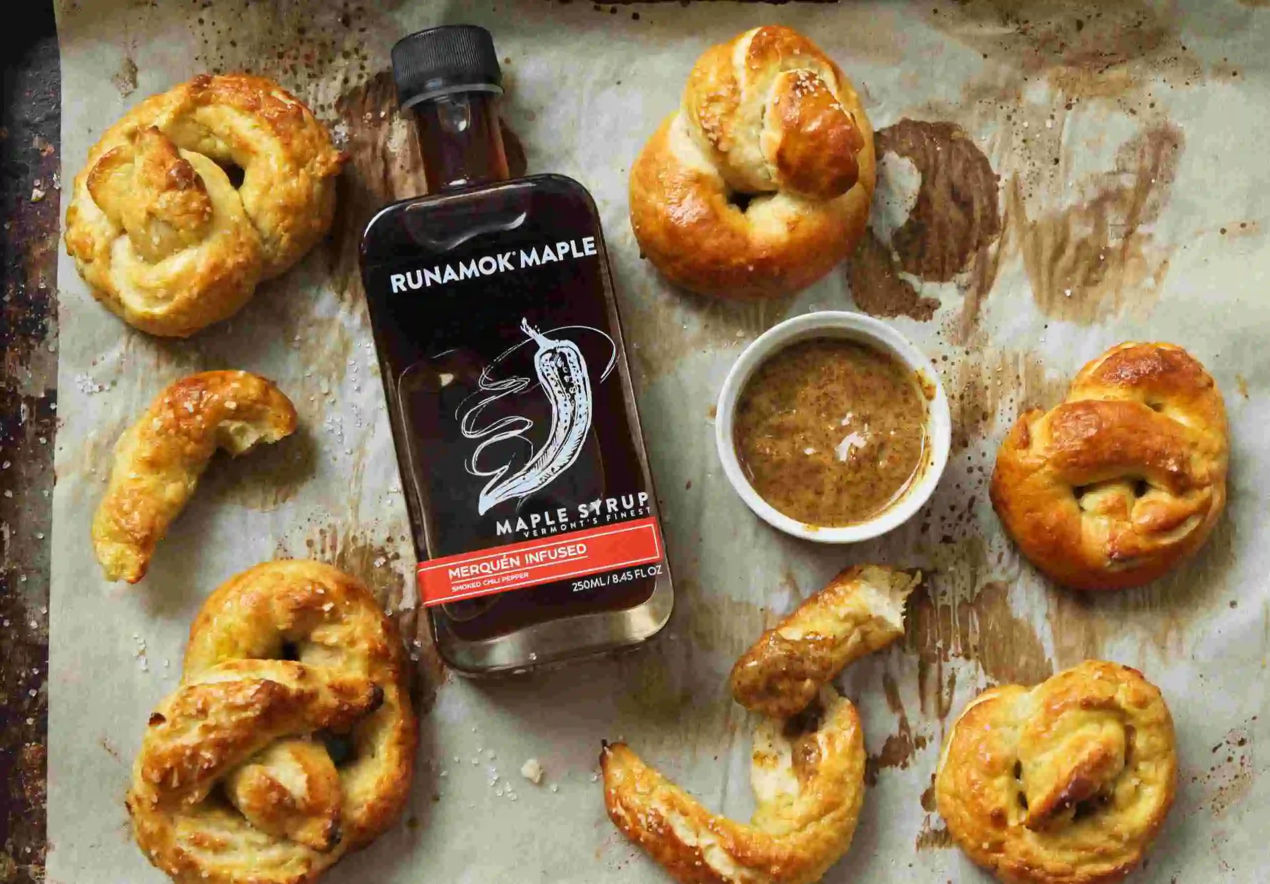 Hot + Spicy Maple Syrup (Smoked Chili Pepper Infused)