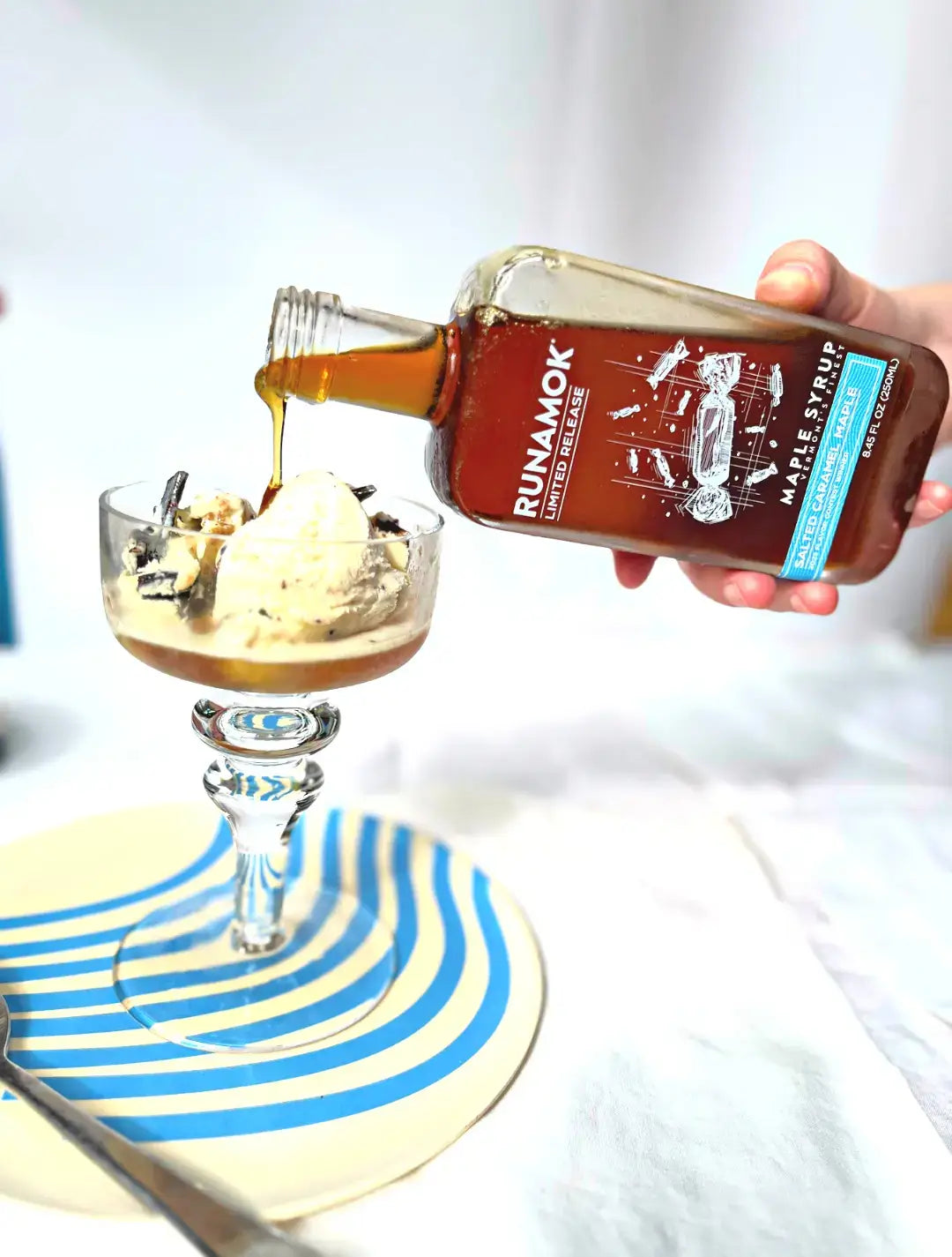 Salted Caramel Infused Maple Syrup